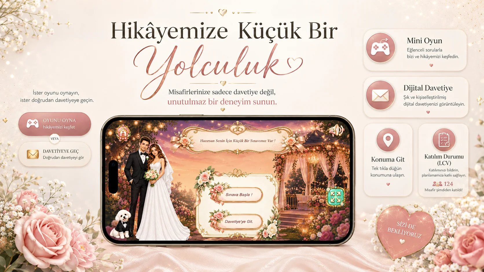 Bizim Hikayemiz – Kişiye Özel Düğün Oyunu oyun sahnesi